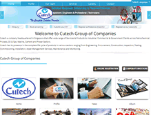 Tablet Screenshot of cutechgroup.com