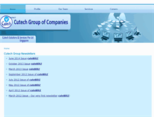 Tablet Screenshot of newsletter.cutechgroup.com